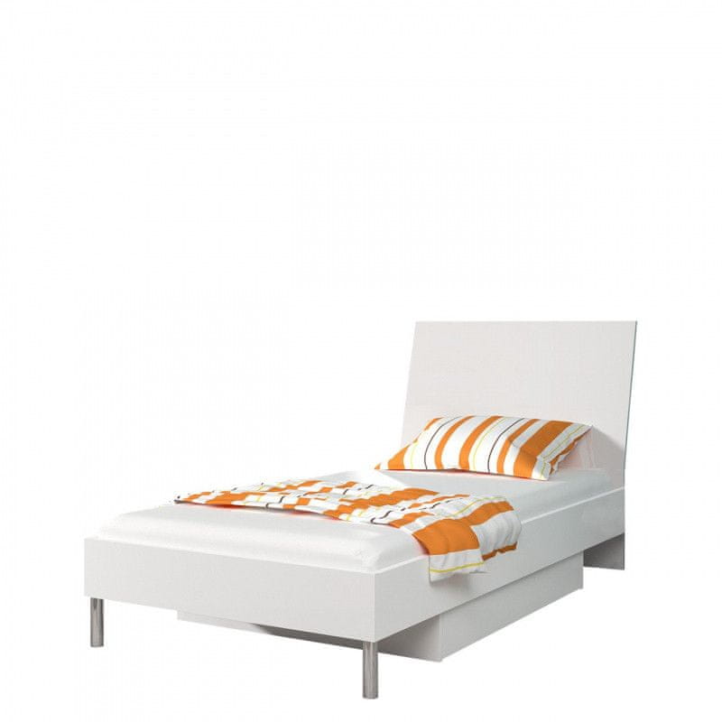Veneti Detská posteľ s matracom 90x200 GORT 1 - biela